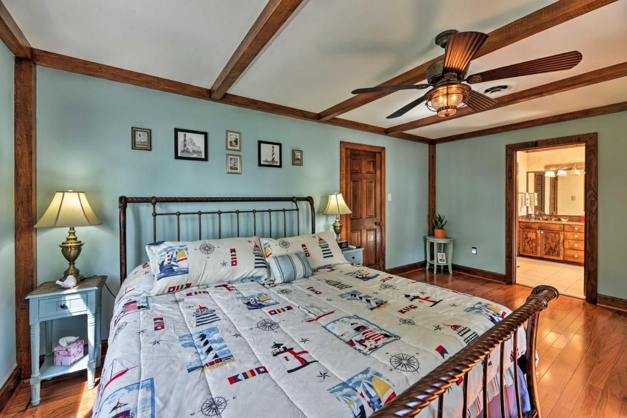 Bayfront Blounts Creek Home Private Beach And Dock! Whichard Beach Εξωτερικό φωτογραφία